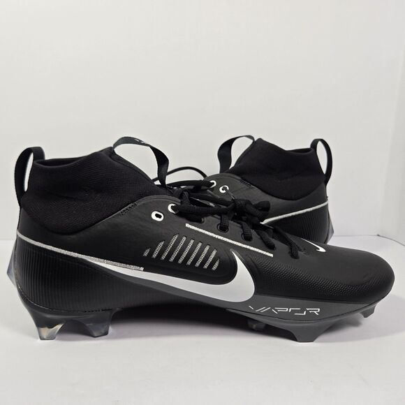 Nike Vapor Edge Pro 360 2 Black White Football Cleats Size 14 Men\'s DA5456-010 main image 2